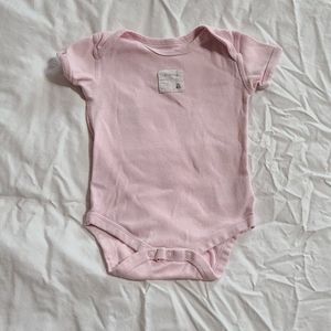 Burt's Bees Baby Pink Bodysuit, 3-6 mos